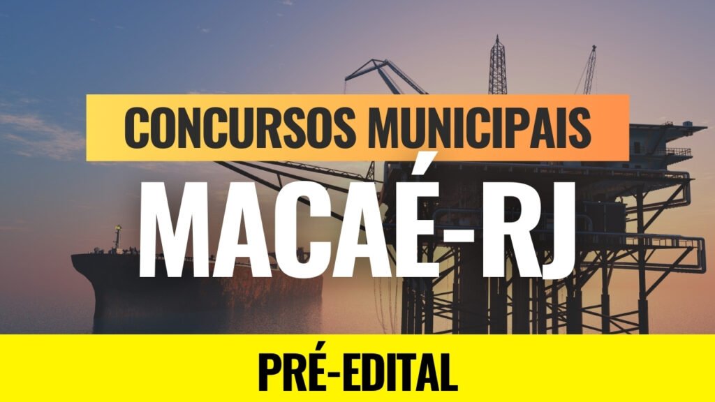 Concurso de Macaé pre-edital
